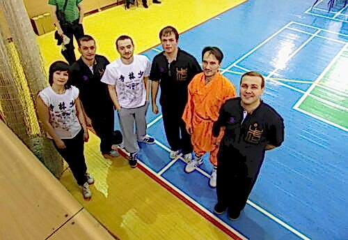 Команда Астанинской региональной федерации традиционного ушу, в Астане